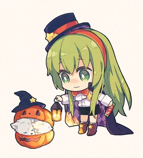 【FGO】ハロウィン用おやつをあげたい エルキドゥ　Fate/GrandOrderのイラスト紹介3416